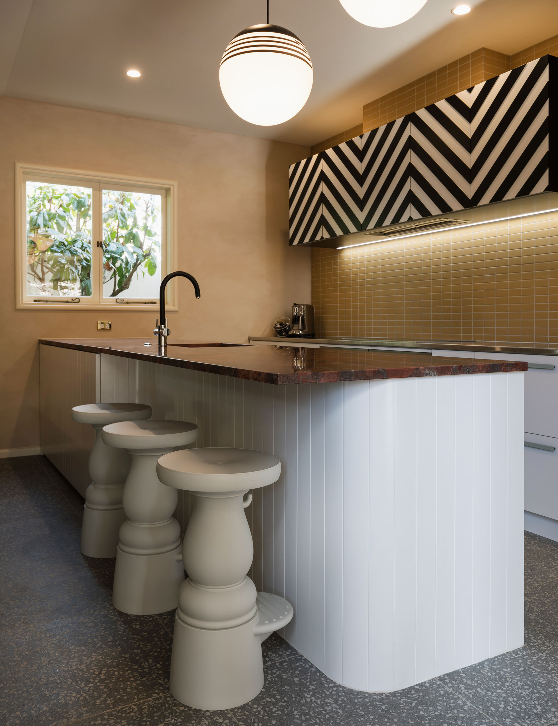 How this designer used clever storage to give a small kitchen bold style