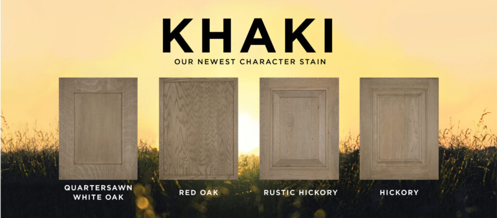 New Character Stain: Khaki | kitchen and bath ideas 