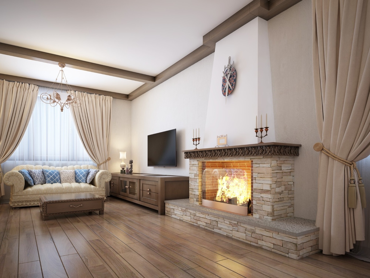 15 Mantel Décor Ideas For An Eye-Catching, Fiery Corner