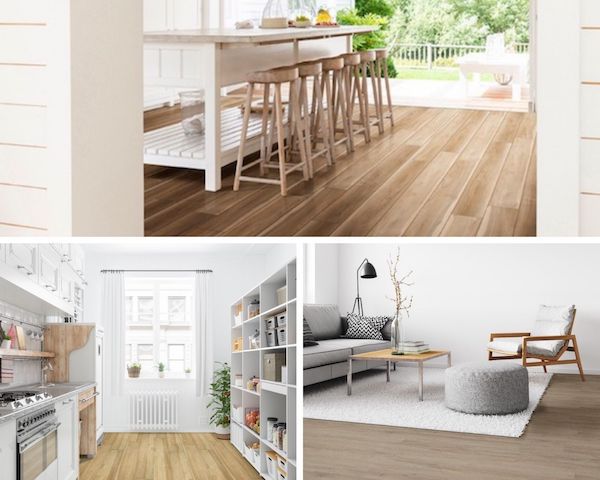BRIGHTEN UP YOUR HOME WITH NATURAL WOOD TONE LUXURY VINYL PLANKS