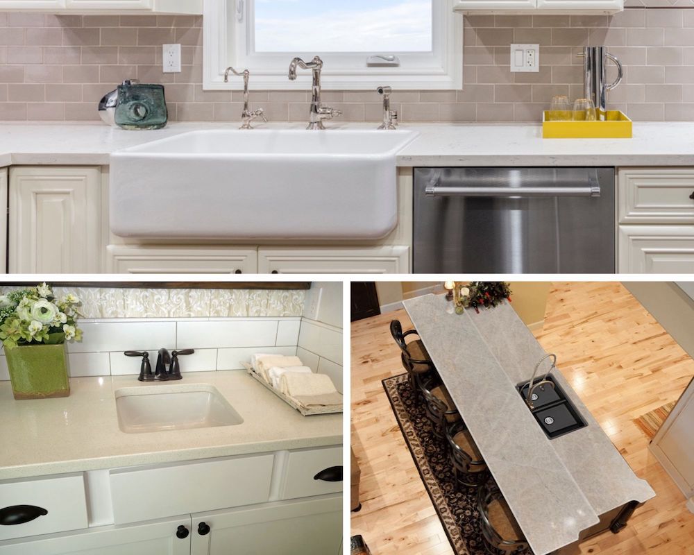 SINK CHOICES FOR YOUR NEW QUARTZ COUNTERTOP AND BEYOND