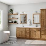 Trend Alert: Light Wood Bathroom Vanities