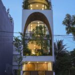 This Tall And Thin House Is Designed For Living Across Five Floors | Vietnam