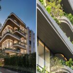 Lighting Is Used To Highlight The Rounded Balconies | International Design