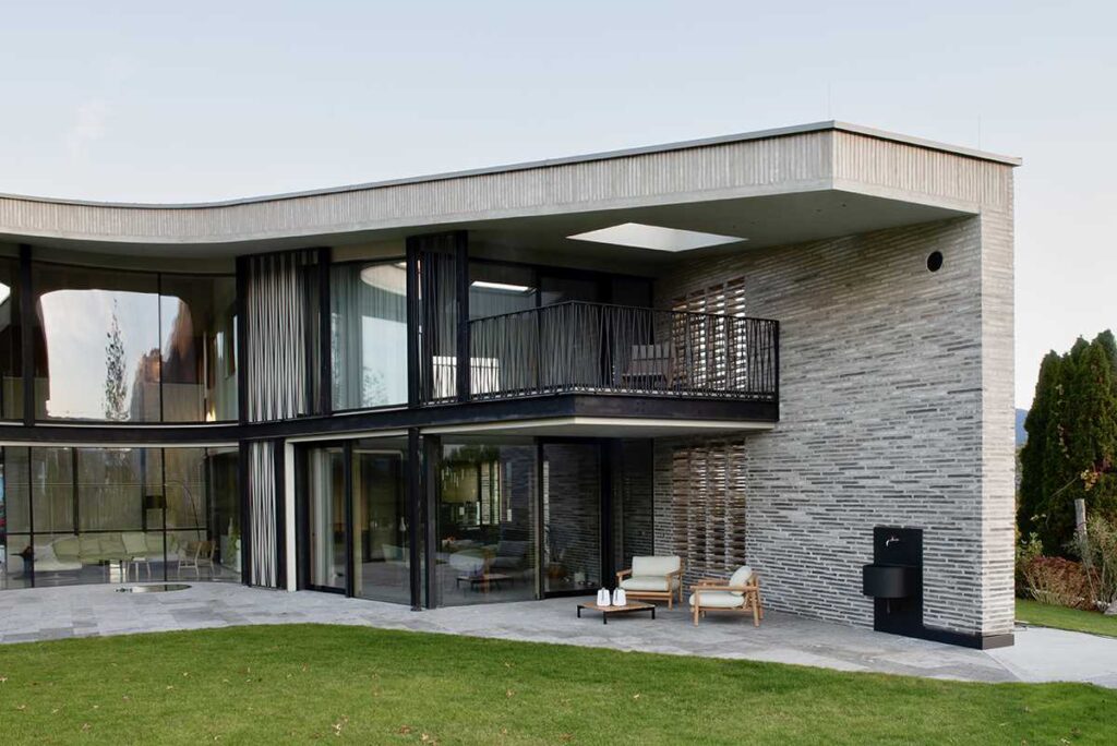 Handmade Elongated Bricks Cover The Exterior Of This Home | Italy
